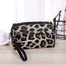 Portable Leopard Cosmetic Storage Bag Women Makeup Wash Organizer (Style 1) A