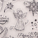 Fairy Dove Stars Silicone Clear Rubber Stamps Seal Scrapbooking Album Card Diary