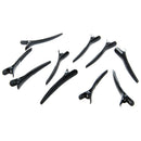 10 PCS 79 mm Plastic Barrette Hair Clip Black New