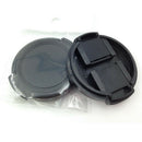 3Pieces Universal Snap-on Front Lens Cap for Mini DV Camcorder Black 37mm