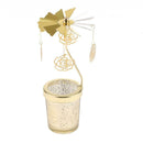 Metal Spinners Rotating Tea Light Candle Holders Candle Stand DIY_Rose