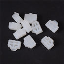 10Pcs Ethernet Hub Port RJ45 Anti Dust Cover Cap Protector Plug White BX