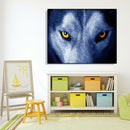 Wolf DIY Digital Painting By Numbers Kit Canvas Oil Wall Art Home Decor