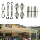 Quadrangle Sun Shade Sail Stainless Steel Hardware Installation Kit L1F1