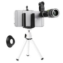 Mobile Phone Lens& Clip, 20X Zoom Adjustable Focus Length, Telescope Lens/