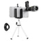Mobile Phone Lens& Clip, 20X Zoom Adjustable Focus Length, Telescope Lens/