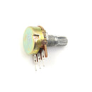 5pcs B200K B204 ohm Single Linear Taper Rotary Potentiometers FT