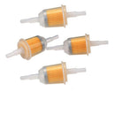 10x Universal Large Inner In-line Fuel Filter Gas Petrol 6 8mm Pipe 1/4' JHV