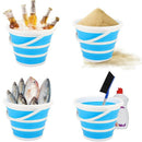 10L Silicone Bucket For Fishing Folding Collapsible Bucket Car Wash Outdoor B2P6