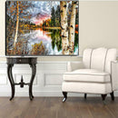 Forest Landscape 5D Diamond DIY Painting Kit Home Decor Craft 40 X 30cm