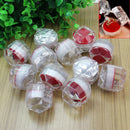 12x Clear Plastic Ring Brooch Jewelry Display Box Gift Storage Case Accessories