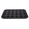 Mini Muffin Pan 24 Cup Nonstick Carbon Steel Cupcake Pan Baking Tray Black S7E5