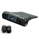 Solar Power Car TPMS Wireless Tire Pressure Monitor Alarm System LCD Displa