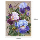 5D DIY Full Drill Diamond Painting Flowers Cross Stitch Embroidery Mosaic