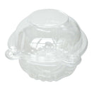 50 Large Single Clear Cupcake Pod Cake Muffin Carrier G9X1
