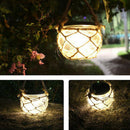 Solar Powered Warm White LED Hanging Light Bulbs Garden Lights Set Outdoor Lamp