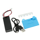For Micro Bit Kit Silicone Protective Case Cover with Power Supply Cable Set,