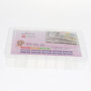 Transparent Plastic Grid Box Storage Organizer for Display Collection with