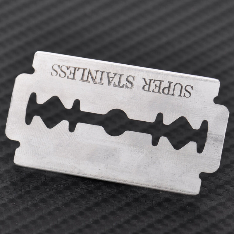 20pcs Stainless Steel Razor Blade Double Edge Safely Shaving Razor Blade Replace