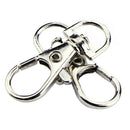 100Pcs Lobster Claw Clasp Hook Keychain Key ring DIY Making Jewelry Findings ME