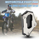 Motorcycle Foot Kickstand Extension Pad Side Stand Base Enlarger for BMW