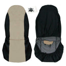 Universal Car Front Rear Seat Covers Cushion Pad for Crossovers SUV beige