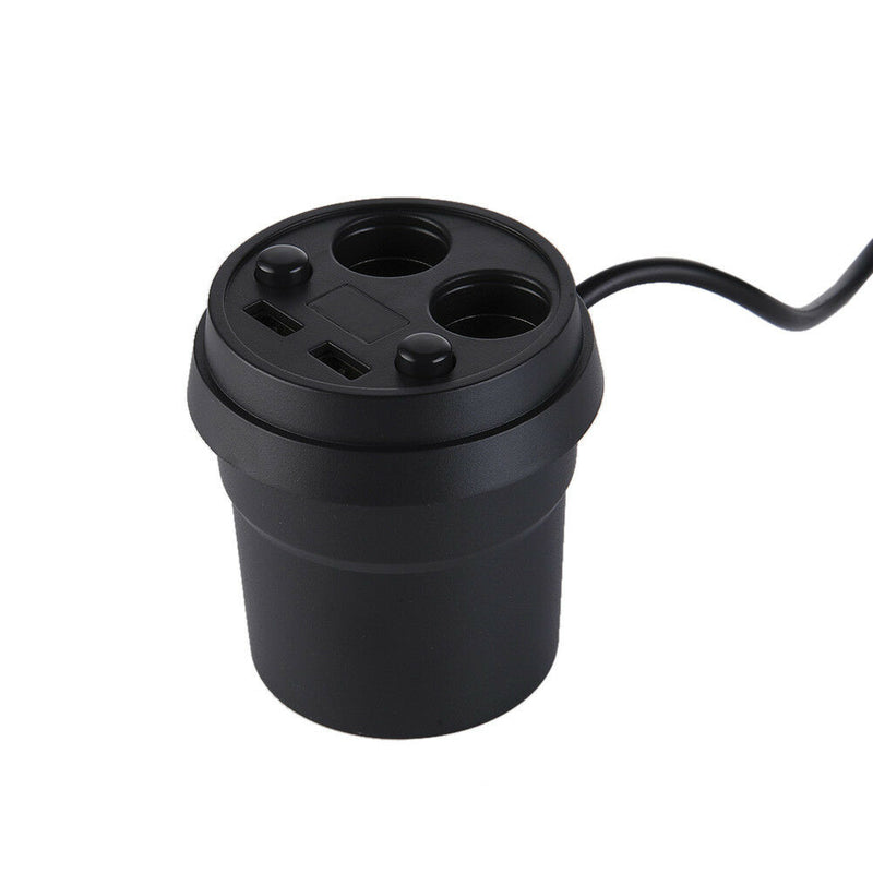 Car Cigarette Lighter Dual USB 2 Way Twin Socket Splitter Charger Power Adapter