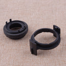 2pcs H7 Headlight Bulbs Clip Adapter Socket Holder Fit For BMW E46 E90 3er