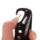 Mens womens beauty handmade folding pocket clip hair moustache beard comb OZ