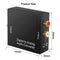 Digital Optical Toslink Coaxial signal to Analog L/R RCA Audio Adapter Converter