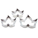 Maple Leaf Fondant Cake Decor Tools Stainless Steel Baking Mold (3pcs)