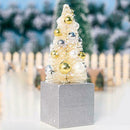 Christmas Mini Tree Artificial Pine Table Gift Ornaments Festival Home Bar Decor