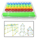 Fort Building Kits Builders Play Balls & Sticks Cave Puzzle Toys Builders