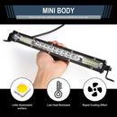 12inch 450W LED Work Light Bar Combo Spot Flood Driving Off Road SUV Boat AT TR