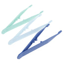 10X'Reptiles Feeder Tweezer Plastic Terrarium Clamp Feeding Tongs Tool SkidCli3c