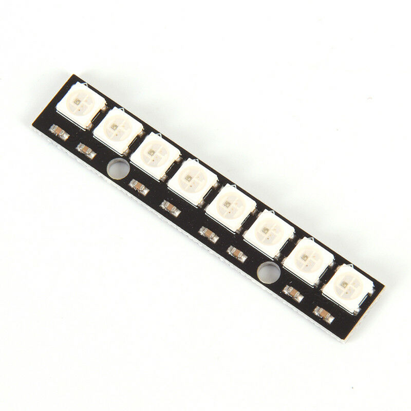 Black 8 Channel WS2812 5050 RGB 8 LEDs Light Strips Drivers Board for Arduin Gw