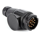 13Pin Electric Trailer Plug Plastic 13Pole Wiring Connector Transfer Adapter FT