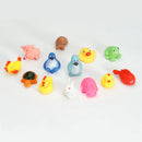 13Pcs Baby Bath Toys Squeaky Rubber Animal Floating Water Kids Toys Tools