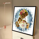 Full Drill Diamond Painting Xmas Animal Embroidery Rhinestone Art (JH032)