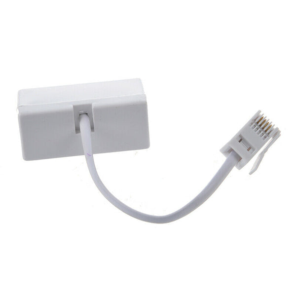One BT Plug to Two UK BT Telephone Socket Adapter Splitter P7E1