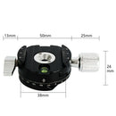 Pan-C1 Panoramic Tripod Head Ball Head Clamp Adapter with Quick Release Pla V5N8