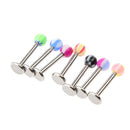 lot 20 Stainless Steel Ball Top Lip Stud Tragus Ear Rings  Bars Labret