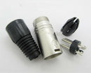 3 Pin Female&Male Plug XLR Audio Microphone Connector MIC Adapter 2X 3C