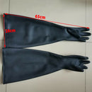 2x Heavy Duty Long Chemical Gloves Resist Strong Acid, Alkali and Oil Non-Slip