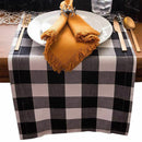 Cotton linen Buffalo Check Table Runner For Family Dinners Or Gatherings, I J8S1