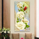 5D DIY diamond Painting Rose Flower Diamonds Wall Stickers Decor