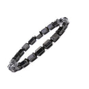 Natural Magnetic Hematite Black Beads Health Care Bracelet Bangles Men Jewelr.ES