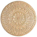 4 Pcs Natural Weave Placemats Round Braided Rattan Tablemats For Coasters,