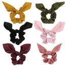 6 Pack Hair Elastics Scrunchies Chiffon Hair Scrunchies Hair Bow Chiffon Po