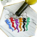 Sexy Beauty Shape Aluminum Alloy Bottle Opener Beer Keychain Portable Bar ToolM&
